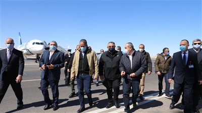 وزيرا الطيران والسياحة يتفقدان مطار الغردقة الدولي