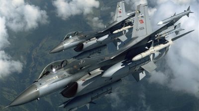 غارات تركية على معسكرات منظمة 