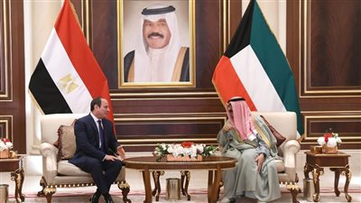 السيسي يؤكد حرص مصر على تطوير التعاون الوثيق مع الكويت