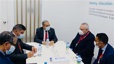 وزير الإنتاج الحربي يستقبل ممثلي شركات عالمية في معرض IDEX 2021