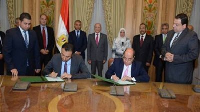 الإنتاج الحربي توقع بروتوكول تعاون مع شركة سعودية لتصنيع المصاعد