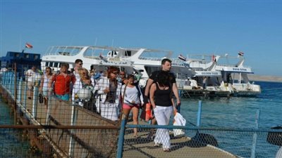 ميناء شرم الشيخ البحري يستقبل 1045 سائحًا