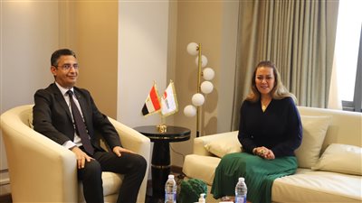 مدير الأكاديمية الوطنية للتدريب تستقبل رئيس الهيئة القومية للبريد