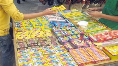 ضبط 13 مليون قطعة ألعاب نارية بالفيوم