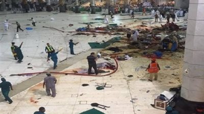 السعودية: وفاة 87 شخصاً فى حادث سقوط رافعة بالحرم المكى حتى الآن