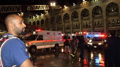 إرتفاع وفيات حادث الحرم المكي إلى 107 وإصابة 238 آخرين