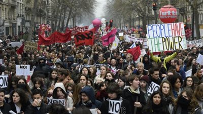 تجدد المظاهرات في فرنسا تنديدًا بمشروع قانون العمل
