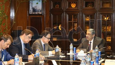 وزير الكهرباء يبحث آليات تعزيز التعاون بالقطاع مع 