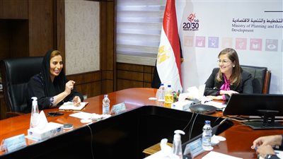 وزيرة التخطيط تبحث مع سفيرة الإمارات سبل التعاون المشترك