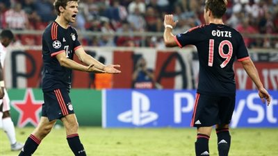 البايرن يكتسح أولمبياكوس وأرسنال يسقط أمام دينامو زغرب في دوري أبطال أوروبا