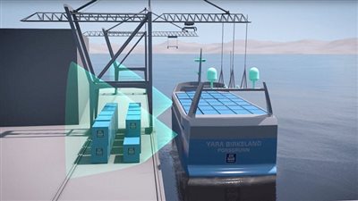 إطلاق أول سفينة حاويات نرويجية ذاتية القيادة عام 2020
