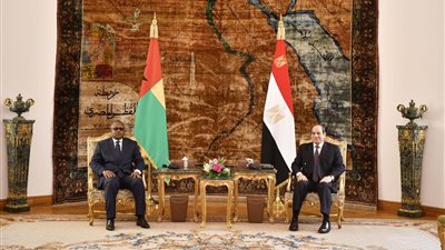 السيسى يؤكد استعداد مصر لتعزيز التعاون الثنائي مع غينيا بيساو