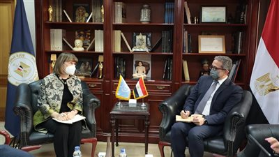 وزير السياحة والآثار يبحث مع مُنسق الأمم المتحدة في مصر سبل التعاون المشترك 