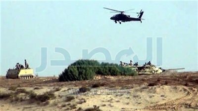 المتحدث العسكرى: مقتل 5 إرهابيين فى اليوم الرابع عشر لعملية 