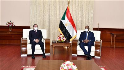 السيسى يبحث سبل تعزيز العلاقات الثنائية بين مصر والسودان