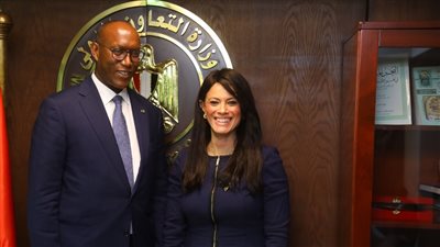 «المشاط» تبحث مع «التنمية الأفريقي» تطورات إعداد الاستراتيجية القطرية 2022-2026