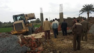 تنفذ 1840 قرار إزالة لحالات تعد على أملاك الدولة والمواطنين بـ11محافظة