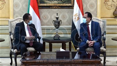 جلسة مباحثات موسعة بين رئيس الوزراء ونظيره السودانى