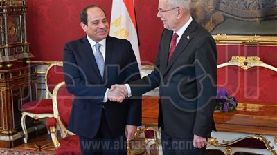 بدء المباحثات الرسمية بين السيسي والرئيس النمساوي بفيينا