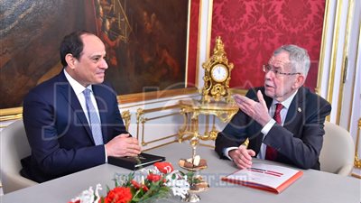 السيسي ومستشار النمسا يشهدان التوقيع على عدة مذكرات تفاهم مشتركة