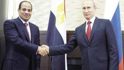 السيسي وبوتين يناقشان تطورات الأوضاع في الشرق الأوسط