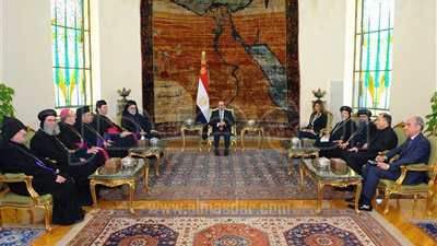 تفاصيل لقاء السيسي ووفد كنائس أستراليا ونيوزيلاندا (صور)