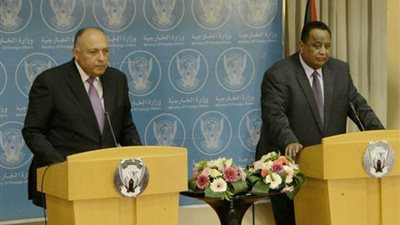 وزير الخارجية ونظيره السوداني يؤكدان أهمية العلاقات بين البلدين