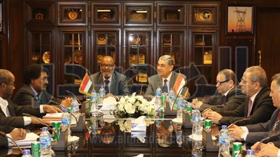 وزير الكهرباء يبحث مع نظيره السوداني مستجدات مشروع الربط بين البلدين