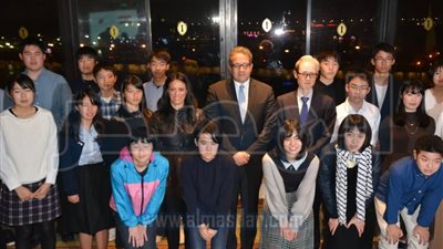 وزيرة السياحة تلتقي وفد الشباب الياباني من متضرري الفيضانات