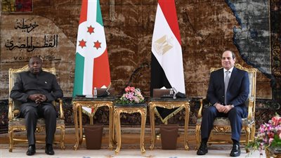 السيسي ورئيس بوروندي يشهدان توقيع 6 مذكرات تفاهم