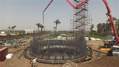 «الإسكان»: صب خرسانة مأخذ مياه محطة التنقية العملاقة بمدينة ناصر الجديدة