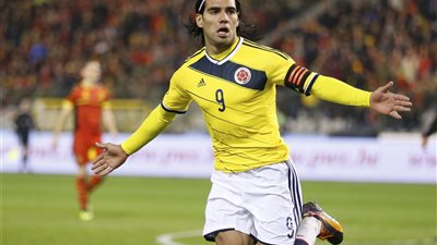 فالكاو يسجل الثاني لكولومبيا في مرمى اسبانيا 