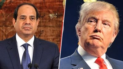 السيسى يهاتف ترامب لبحث تطورات الوضع بالشرق الأوسط