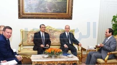 السيسى يلتقى مدير شركة  