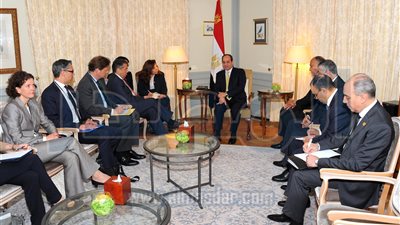 تفاصيل لقاء السيسي ووزير الخارجية الألماني في برلين