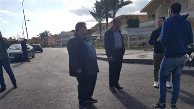 مسئولو جهاز «دمياط الجديدة» يتفقدون أعمال تطوير الطرق بمنطقة الشاليهات