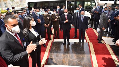 السيسي: قضيتنا عادلة.. «واللي عمله ربنا مش هيغيره بشر»