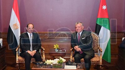 السيسي يبحث مع ملك الأردن تعزيز العلاقات المشتركة والأوضاع الإقليمية والدولية