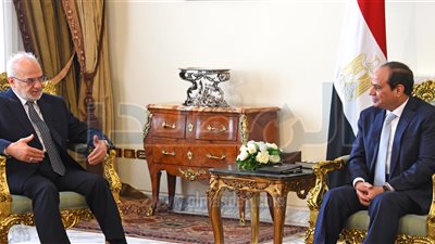 صور: السيسى يستقبل وزير خارجية العراق و رئيس ديوان الوقف السُني
