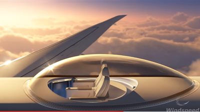 فيديو: مقاعد للركاب على أسطح الطائرات لرؤية السحاب والتمتع بالفضاء 