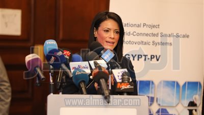 «المشاط» تشارك فى تدشين أول محطة شمسية لتوليد الكهرباء بفنادق القاهرة