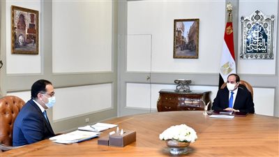 السيسي يطلع علي نتائج زيارة رئيس الوزراء إلى ليبيا