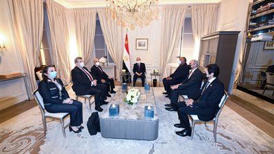 السيسي يلتقي الرئيس التنفيذي لشركة «داسو» المُصنِعة لطائرات الرافال