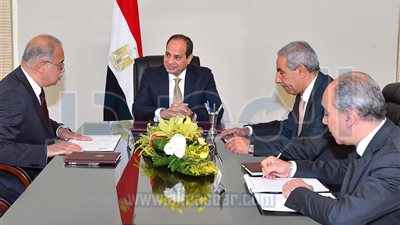 السيسى يستعرض الموقف التنفيذي للمدن الصناعية الجديدة