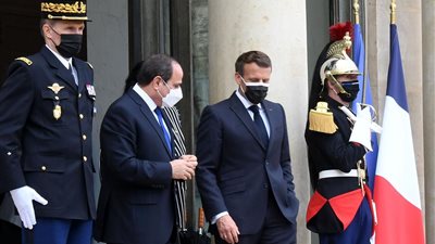 السيسي يؤكد حرص مصر على تدعيم الشراكة الاستراتيجية مع فرنسا