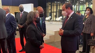 السيسي يصل مقر إنعقاد مؤتمر دعم السودان بباريس