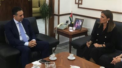 سحر نصر تبحث مع وزير التجارة الأردني تأسيس اتحاد يضم شركات الوساطة