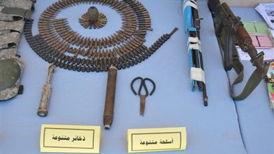 المتحدث العسكري: تدمير أوكار وضبط أسلحة للتكفيريين بشمال سيناء