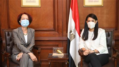 «المشاط» تبحث مجالات التعاون المشتركة مع برنامج الأغذية العالمي