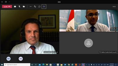 نائب وزير الإسكان يبحث التعاون في مجال مياه الشرب مع بنك التعمير الألماني